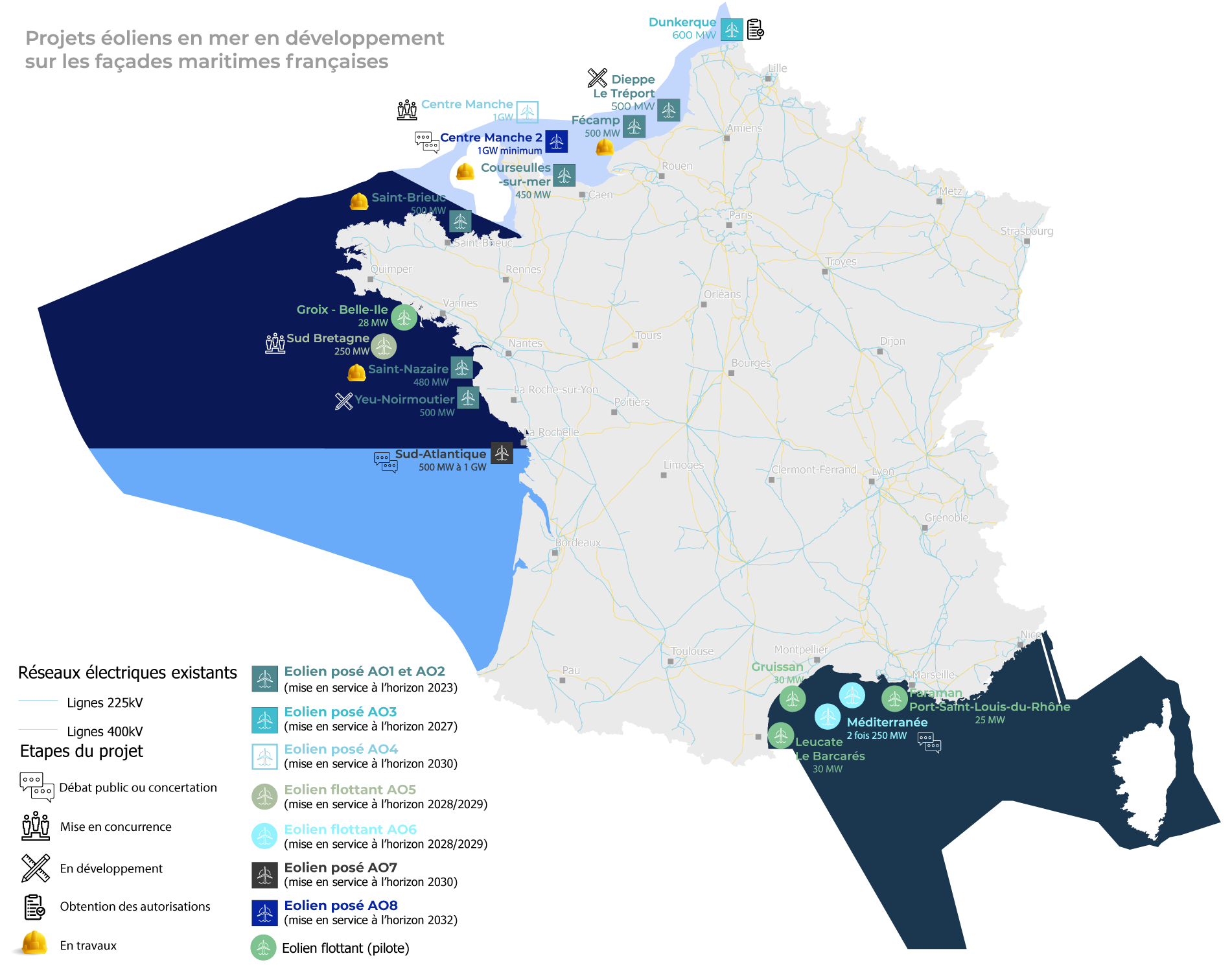 carte présentation parcs éolien