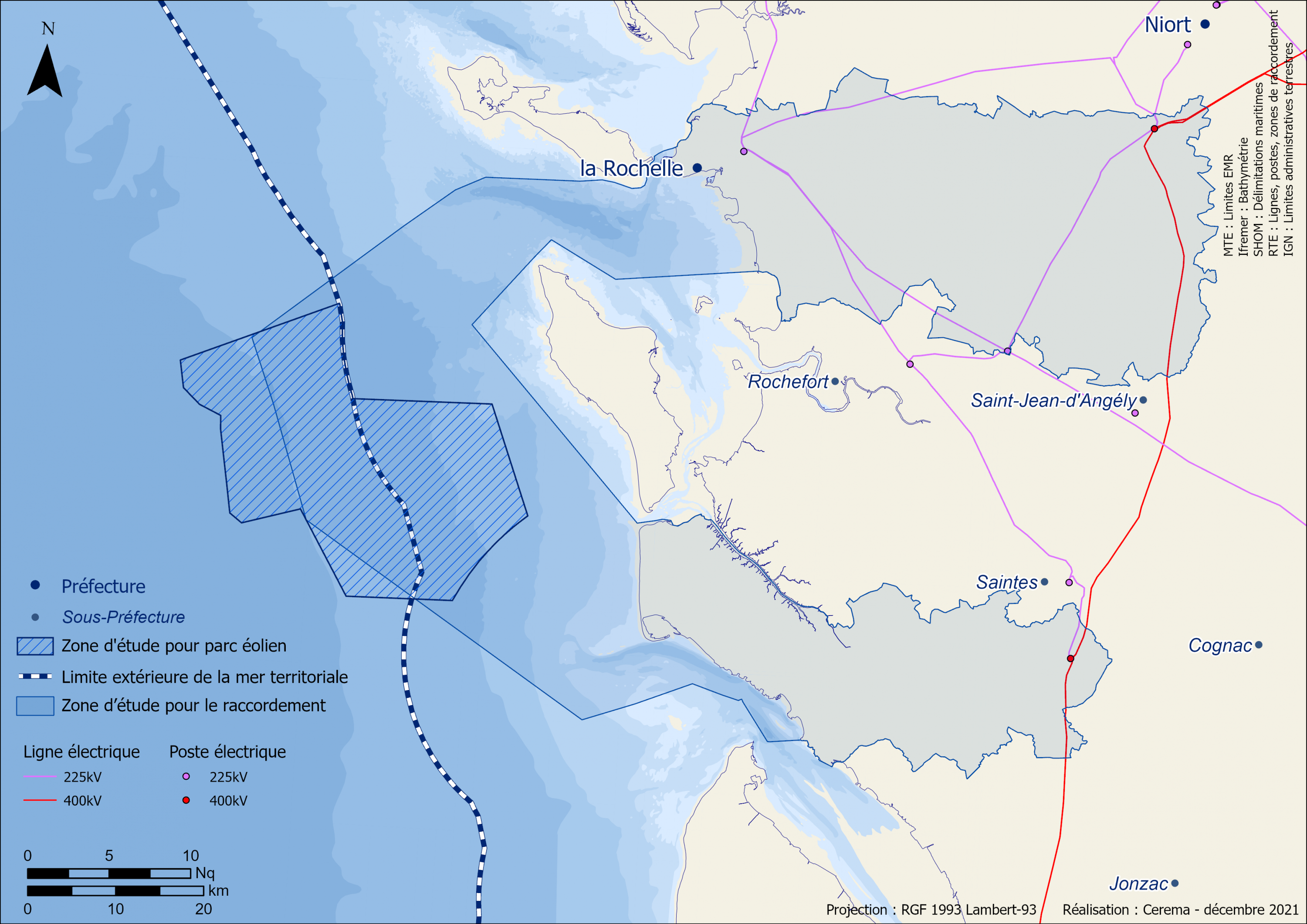 Carte de la géolocalisation du projet en Sud Atlantique