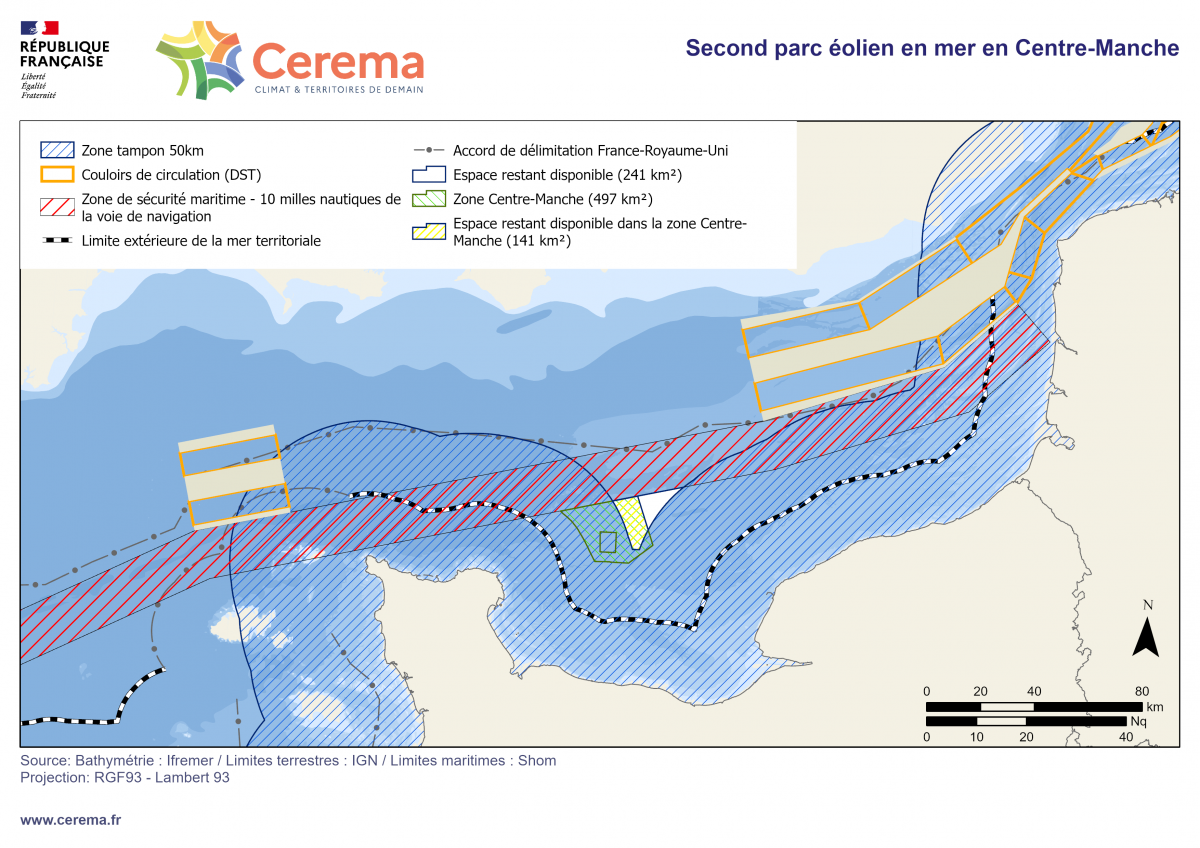 Zone tampon de 50km