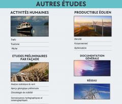 Zoom de la liste des thématiques des autres études