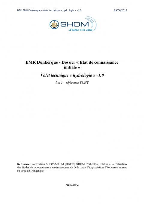 Page de couverture de l'étude