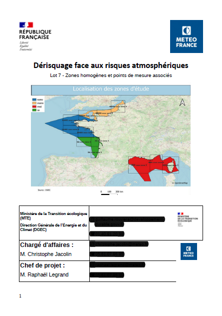 Page de couverture de l'étude montrant les 4 façades françaises