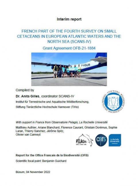 Page de couverture du rapport
