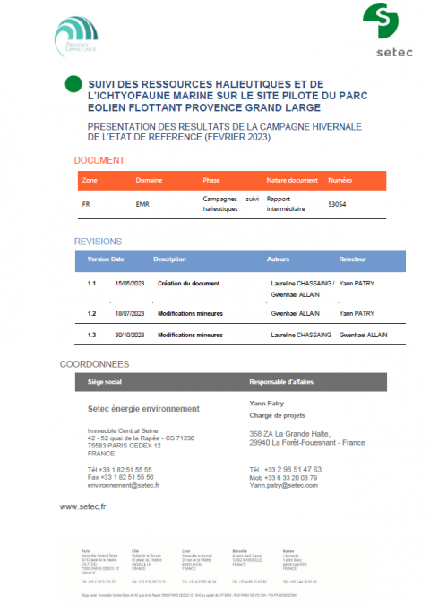 Couverture du rapport