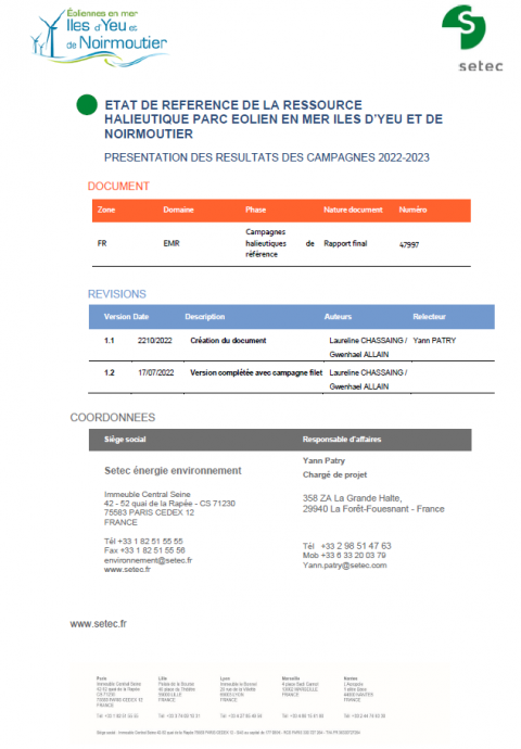 Couverture du rapport