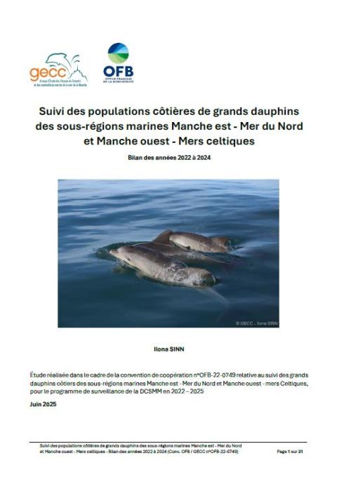 Page de couverture du rapport