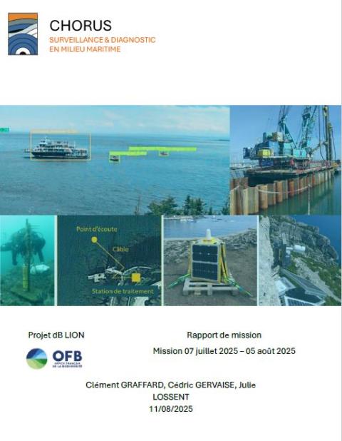Page de couverture du rapport