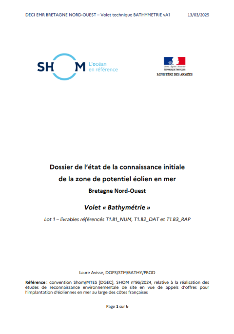 Page de couverture de l'étude