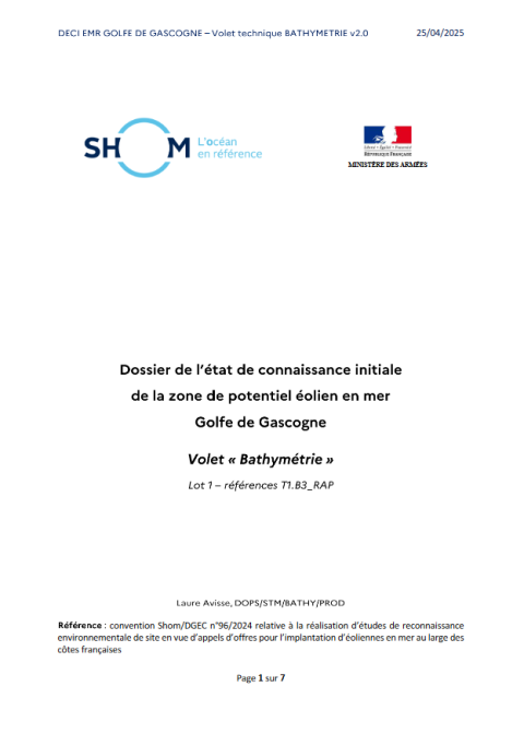 Page de couverture de l'étude