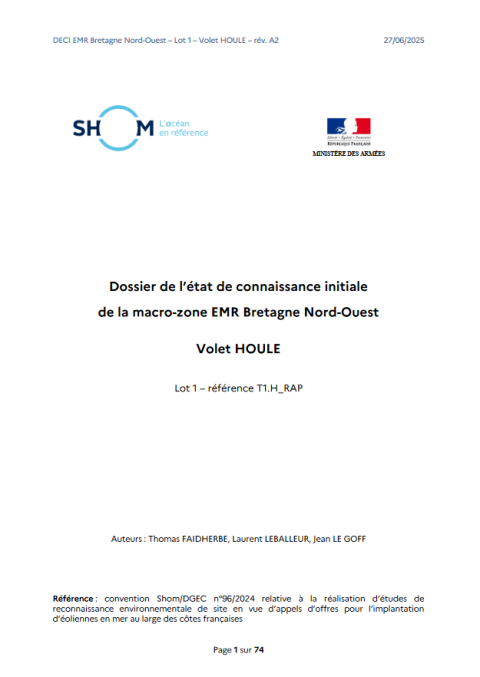 Page de couverture de l'étude