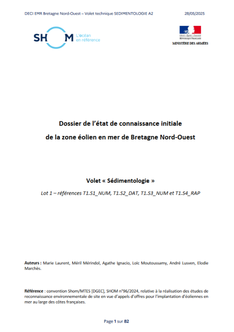 Page de couverture de l'étude