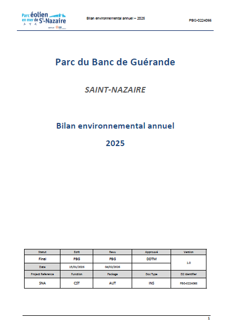 Page de couverture de l'étude