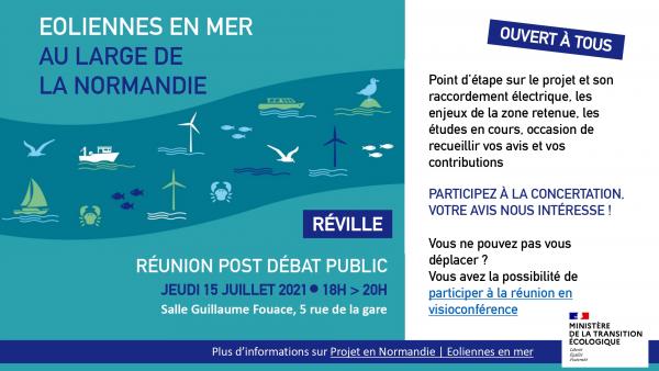 Affiche de la réunion post débat public